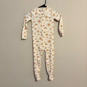 Wonderluxe Sunshine and Rainbow Kids One Piece Sleeper 4T